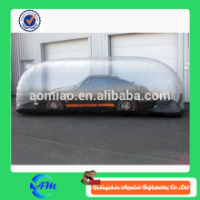 Cubierta inflable transparente del coche, tienda de la burbuja / cubierta inflable del coche / cubierta del coche inflable